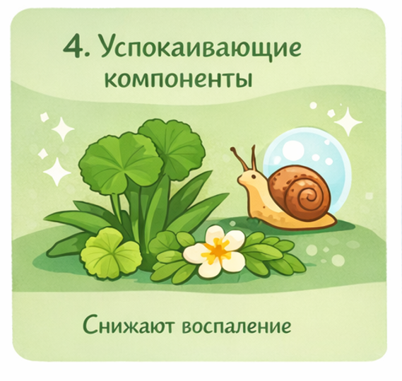 Успокаивающие компоненты