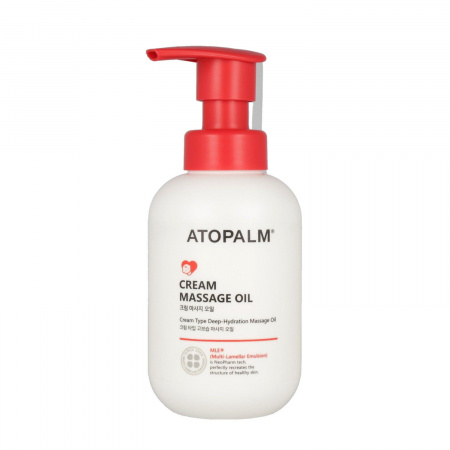 Ламеллярное увлажняющее детское масло - крем для массажа Atopalm Cream Massage Oil 200 мл | Москосметикс