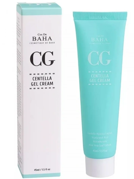 Восстанавливающий крем-гель с 81% центеллы Cos De Baha СG Centella Gel Cream 45 мл | Москосметикс