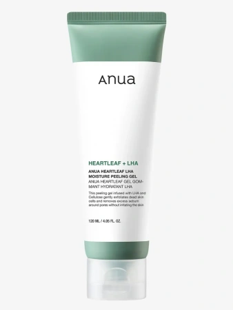 Отшелушивающий пилинг-гель с LHA-кислотой Anua Heartleaf LHA Moisture Peeling Gel 120 мл | Москосметикс