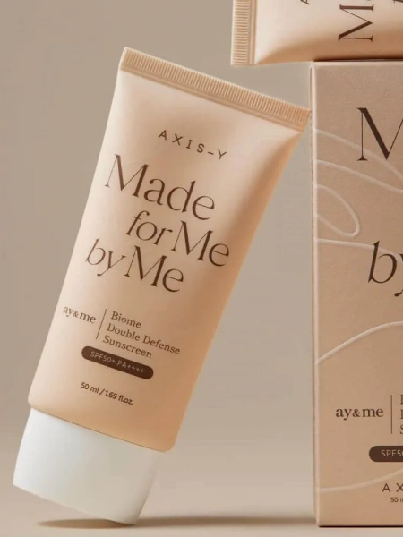 Барьерный солнцезащитный крем AXIS-Y Biome Double Defense Sunscreen SPF50+ PA++++ 50 мл | Москосметикс