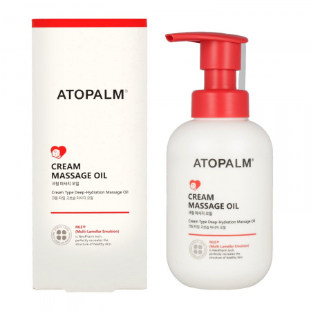 Ламеллярное увлажняющее детское масло - крем для массажа Atopalm Cream Massage Oil 200 мл | Москосметикс
