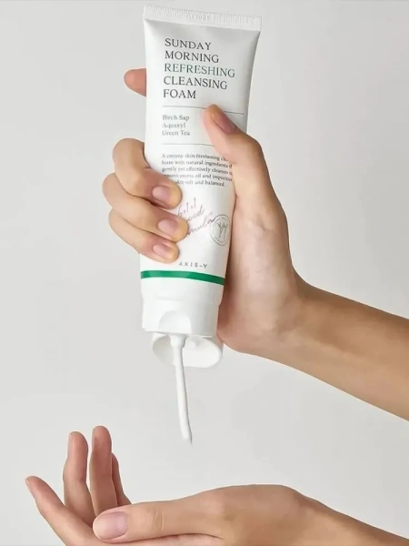 Увлажняющая пенка для умывания AXIS-Y Sunday Morning Refreshing Cleansing Foam 120 мл | Москосметикс